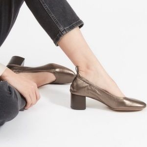 Everlane Metallic Day Heel - Never Worn